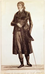 Drakt av statsrådets generalsekretær, ca. 1804-10