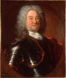 Kaptein Robert Parker, The Royal Regiment of Ireland, ca. 1720 (olje på lerret)