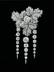 "Currant Leaves" brosje, ca.1855