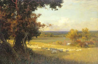 The Golden Valley (olje på lerret)