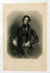 Edward Lytton Bulwer (1803-73), gravert av H. Cook