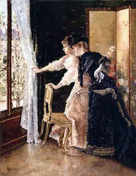Ser forloveden gå forbi, 1886