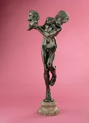 Komedie og tragedie, "Sic Vita", modellert 1891-92, rollebesetning ca. 1902-05