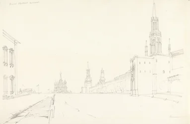 Moskva, 1827 (grafitt på papir)