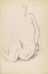 Sittende naken
