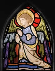 Praying Angel, 1866 (farget glass)