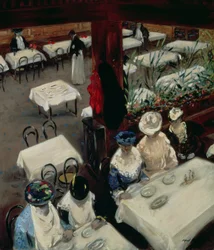 På en kafé, 1905