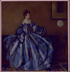Kvinne i interiøret, 1901