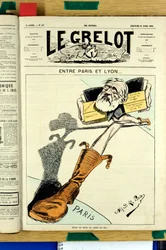 Omslag til "" Le Grelot"", nummer 107, Satirical in Colors
