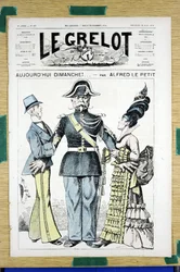 Omslag til "" Le Grelot"", nummer 167, Satirical in Colors