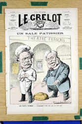 Omslag til “” Le Grelot””, nummer 721, Satirical in Colors