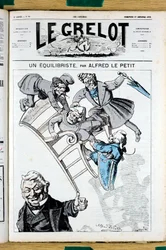 Omslag til "" Le Grelot"", nummer 81, Satirical in Colors