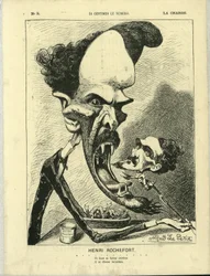 Illustrasjon av Alfred Le Pete (1841-1909) i La Charge (1870), nr. 3