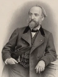 Portrett av komponisten Antoine Francois Marmontel 1816-1898.