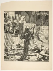 Death the Strangler, Det første utbruddet av kolera på et maskeball i Paris, 1831