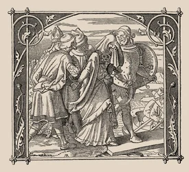 Nibelungen. Kriemhilds farvel, 1840-1841.