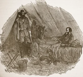 fra en bokpub. 1896 (gravering)