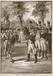 Møte mellom Washington og Rochambeau, pub. 1896