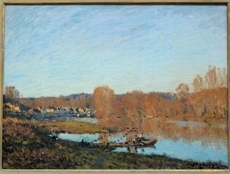 Høst på bredden av Oise i 1873 Maleri av Alfred Sisley (1839-1899) 1873 Montreal, museum for fine arts