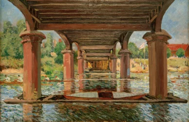Under Hampton Court Bridge