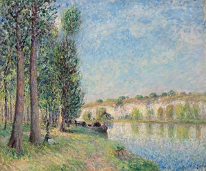 The Loing at Moret; Le Loing a Moret, 1885