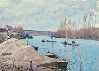 Seinen ved Port-Marly, sandhauger