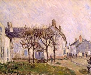 Village Street, Moret-sur-Loing, ca. 1894 (olje på lerret)