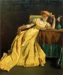 A.Stevens, The Lady in Yellow