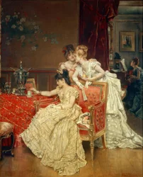 Alfred Stevens, Koppen med te