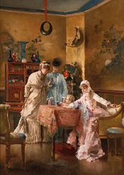 De besøkende, 1881.