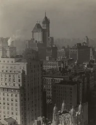 Fra rom 3003 - Utsikt mot nordvest - Shelton Hotel, New York