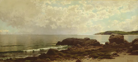 Kysten utenfor Grand Manan, ca. 1885