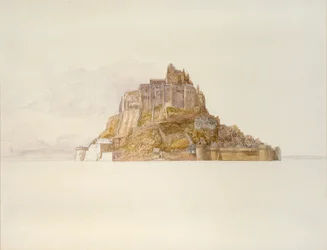 Mont St Michel fra Sands, c1876