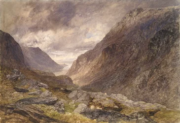 Pass av Llanberis, c1853