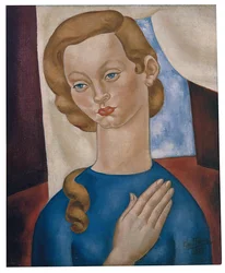 Figur av en kvinne; kvinnefigur