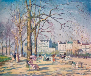 Vår i Hyde Park, c1910