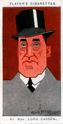 Edward Carson, 1. baron Carson, Ulster-leder og advokat, 1926