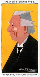 Herbert Henry Asquith, 1. jarl av Oxford og Asquith, britisk statsminister, 1926.