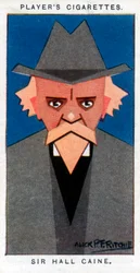 Sir Hall Caine , britisk forfatter, 1926