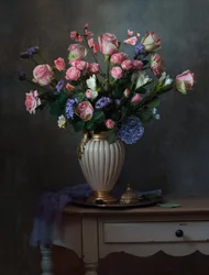 Elegant blomsteroppsats