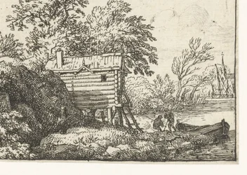 Landskap med rorbu
