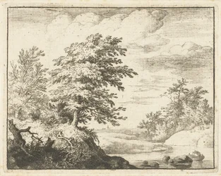 Rivierlandschap met roeiboot De door het landschap slingerende rivier   1373771   no       norwegian Successfully Translated  Original: Hall of Latona: the Goddess, Rocca dei Rossi, San Secondo, Parma, Italy Translat: Hall of Latona: the Goddess, Rocca dei