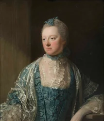 Portrett av Elizabeth, grevinne av Salisbury, født Keet 1721-1776, 1769.