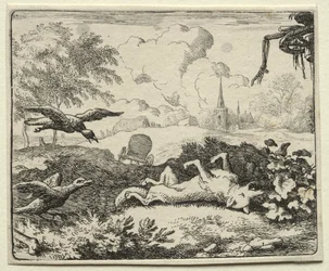 Reynard the Fox: Reynard Feigns Death.