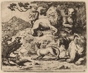 Reynards fiender er forferdet, sannsynligvis ca. 16451656.