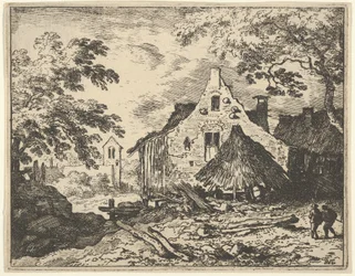 The Haybarn with Movable Roof, 1600-tallet.
