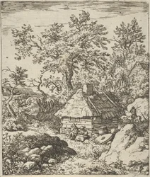 Kvernsteinen nær Cask, 1600-tallet.