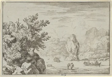 The Rock in the Middle of the River, 1600-tallet.