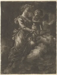Venus og Amor, 1600-tallet.