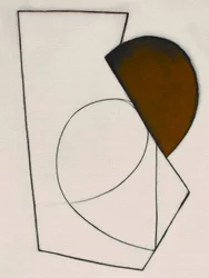 Brun geometrisk abstraksjon